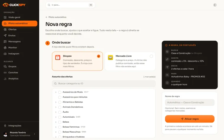 Capa do artigo que explica o que é o ClickSpy, como funciona e para quem é, com os limites de cada plano